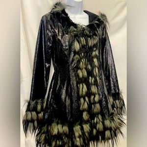 Club Exx - Burners Club Faux Fur Jacket - SIZED MEDIUM